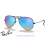 Ray-Ban Aviator Black / Brown Gradient Mirror Blue | Centro Óptico Alpedrete