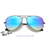 Ray-Ban Aviator Black / Brown Gradient Mirror Blue | Centro Óptico Alpedrete