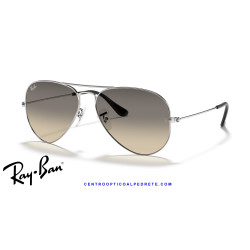Ray-Ban Aviator Plata / gris degradada (RB3025 003/32) | Centro Óptico Alpedrete