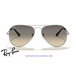 Ray-Ban Aviator Plata / gris degradada (RB3025 003/32) | Centro Óptico Alpedrete