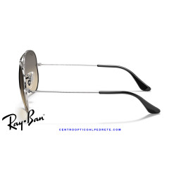Ray-Ban Aviator Plata / gris degradada (RB3025 003/32) | Centro Óptico Alpedrete