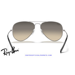 Ray-Ban Aviator Plata / gris degradada (RB3025 003/32) | Centro Óptico Alpedrete