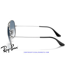 Ray-Ban Aviator Plata / azul claro degradada (RB3025 003/3F) | Gafas de sol