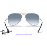 Ray-Ban Aviator Plata / azul claro degradada (RB3025 003/3F) | Gafas de sol