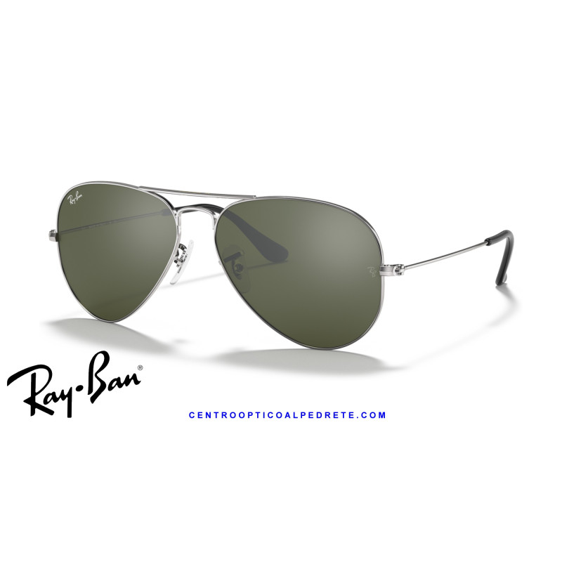 Ray-Ban Aviator Plata / gris (RB3025 003/40) | Centro Óptico Alpedrete