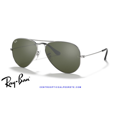 Ray-Ban Aviator Plata / gris (RB3025 003/40) | Centro Óptico Alpedrete