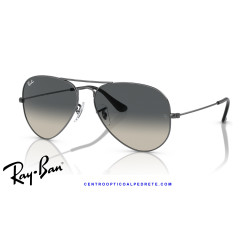 Ray-Ban Aviator Gunmetal / gris (RB3025 004/71) | Centro Óptico Alpedrete