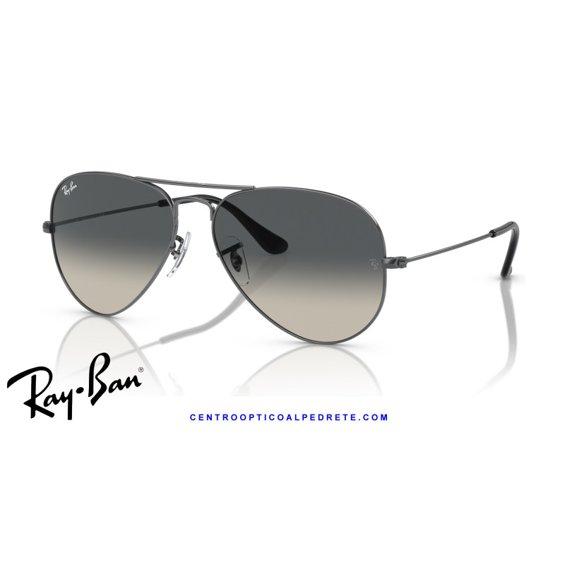 Ray-Ban Aviator Gunmetal / gris (RB3025 004/71) | Centro Óptico Alpedrete