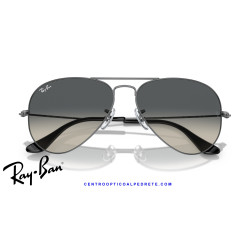Ray-Ban Aviator Gunmetal / gris (RB3025 004/71) | Centro Óptico Alpedrete