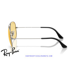Ray-Ban Aviator Gunmetal / Yellow (RB3025 004/R6) | Centro Óptico Alpedrete