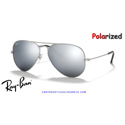 Ray-Ban Aviator Plata / gris oscuro (RB3025 019/W3) | Centro Óptico | Originales