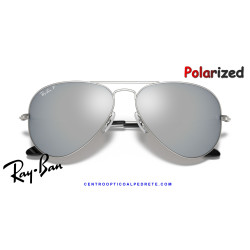 Ray-Ban Aviator Plata / gris oscuro (RB3025 019/W3) | Centro Óptico | Originales