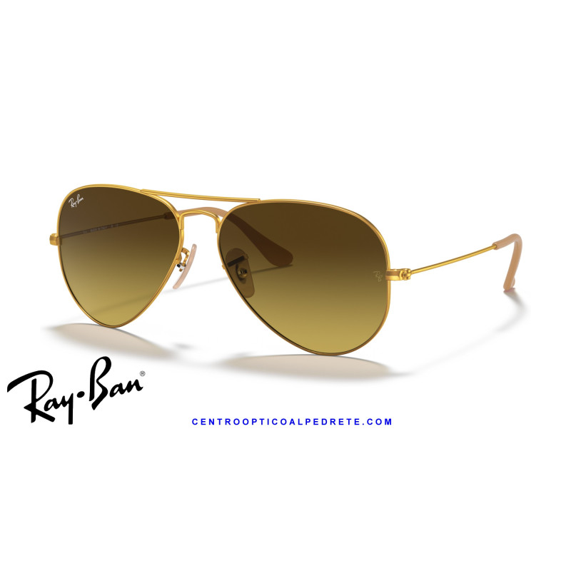 Ray-Ban Aviator Gold / Brown Gradient (RB3025 112/85) | Centro Óptico Alpedrete