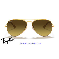 Ray-Ban Aviator Gold / Brown Gradient (RB3025 112/85) | Centro Óptico Alpedrete