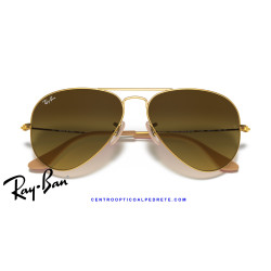 Ray-Ban Aviator Gold / Brown Gradient (RB3025 112/85) | Centro Óptico Alpedrete