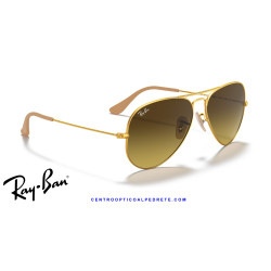 Ray-Ban Aviator Gold / Brown Gradient (RB3025 112/85) | Centro Óptico Alpedrete