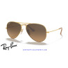 Ray-Ban Aviator Oro / marrón degradada (RB3025 112/M2) | Centro Óptico Alpedrete