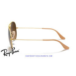 Ray-Ban Aviator Oro / marrón degradada (RB3025 112/M2) | Centro Óptico Alpedrete