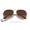Ray-Ban Aviator Light Brown / Pink Gradient Brown | Centro Óptico Alpedrete