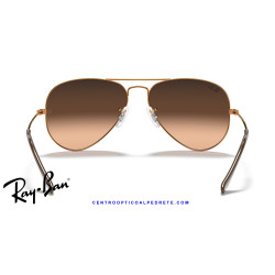 Ray-Ban Aviator Light Brown / Pink Gradient Brown | Centro Óptico Alpedrete
