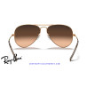 Ray-Ban Aviator Light Brown / Pink Gradient Brown | Centro Óptico Alpedrete