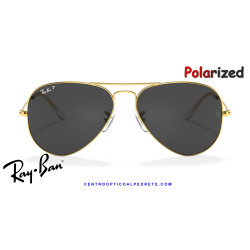 Ray-Ban Aviator Gold / Black Polarized (RB3025 919648) | Centro Óptico Alpedrete