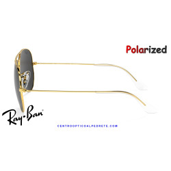 Ray-Ban Aviator Gold / Black Polarized (RB3025 919648) | Centro Óptico Alpedrete