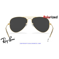 Ray-Ban Aviator Gold / Black Polarized (RB3025 919648) | Centro Óptico Alpedrete