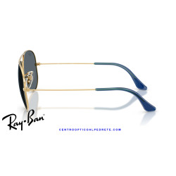 Ray-Ban Aviator Oro arista / azul (RB3025 9278R5) | Centro Óptico Alpedrete