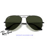 Ray-Ban Aviator Black / G-15 Green (RB3025 L2823) | Centro Óptico Alpedrete
