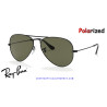 Ray-Ban Aviator Negro / verde G-15 polarizada (RB3025 W3361) | Gafas de sol