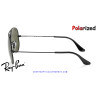 Ray-Ban Aviator Negro / verde G-15 polarizada (RB3025 W3361) | Gafas de sol
