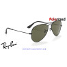 Ray-Ban Aviator Negro / verde G-15 polarizada (RB3025 W3361) | Gafas de sol