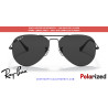Ray-Ban Aviator Black Polarised Replacement Lenses (RB3025 002/48) | Centro Óptico Alped