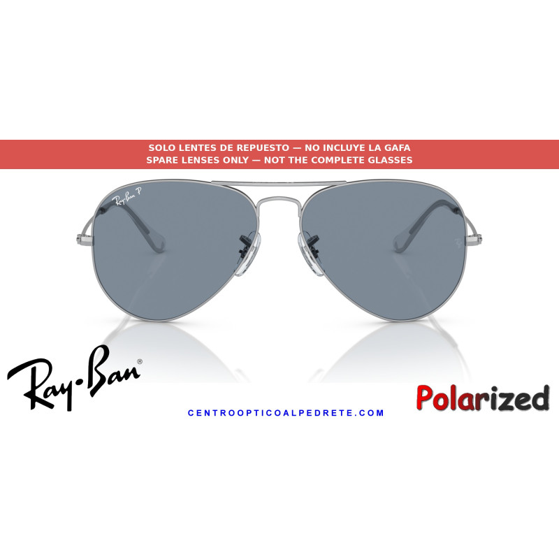 Lentes Ray-Ban Aviator Blue Polarized (RB3025 003/02) | Centro Óptico Alpedrete