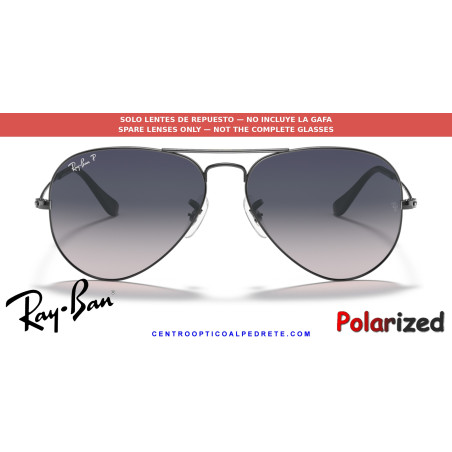 Lentes Ray-Ban Blue Gradient Polarized (RB3025 004/78) | Centro Óptico Alpedrete
