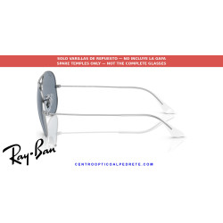 Varillas de repuesto Ray-Ban Aviator Gold (RB3025 003) | Centro Óptico Alpedrete