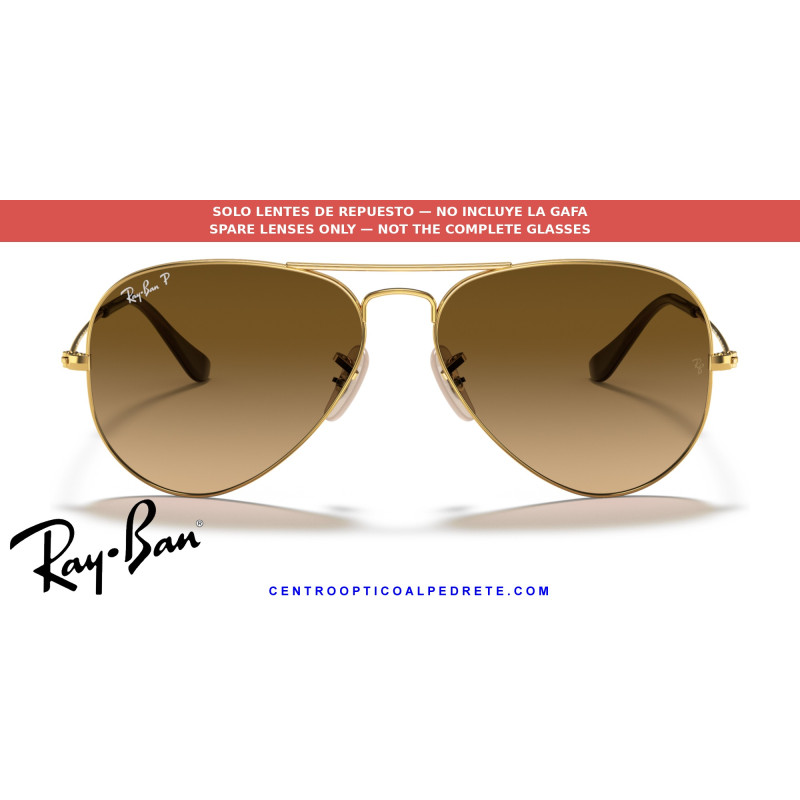 Ray-Ban Aviator Brown Gradient Lens Pair (RB3025 001/M2) | Centro Optico Alpedrete