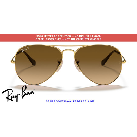 Ray-Ban Aviator Brown Gradient Lens Pair (RB3025 001/M2) | Centro Optico Alpedrete