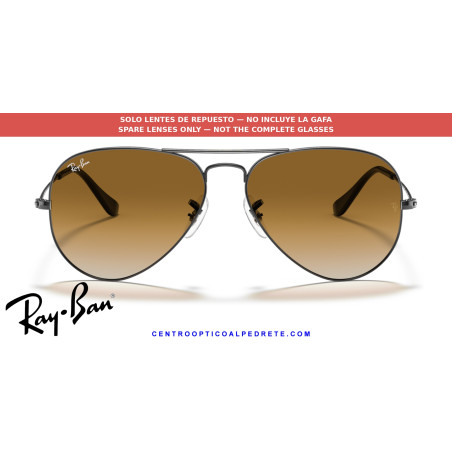 Lentes Ray-Ban Light Brown Gradient (RB3025 004/51) | Centro Óptico Alpedrete
