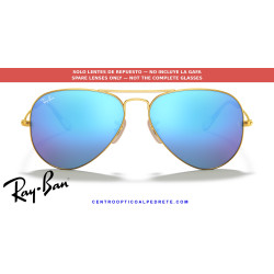 Ray-Ban Aviator Grey Mirror Blue Lens Pair (RB3025 112/17) | Centro Optico Alpedrete