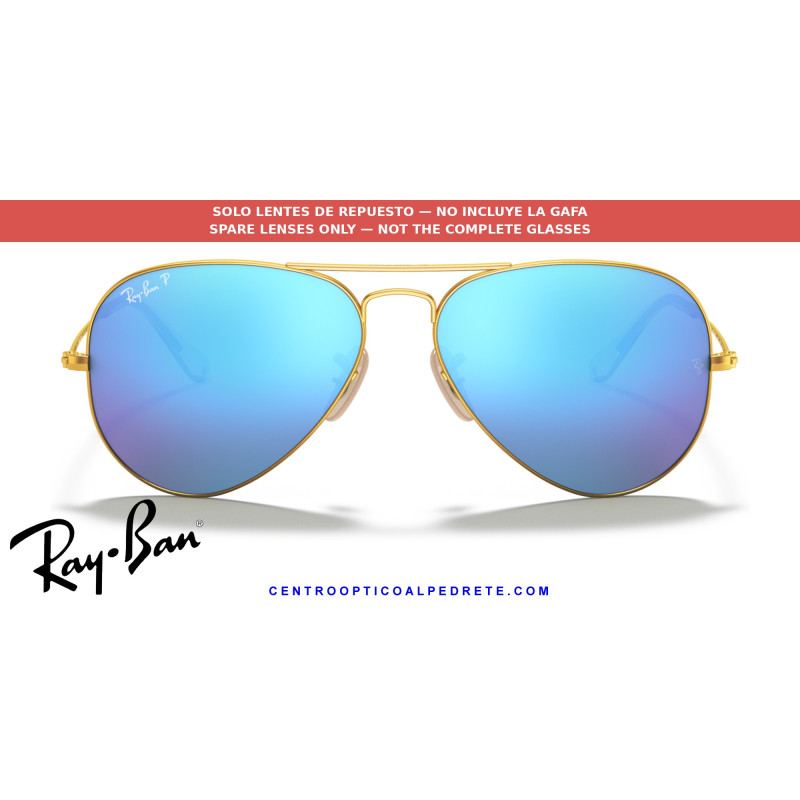 Lentes Ray-Ban Aviator Blue Mirror (RB3025 112/4L) | Centro Óptico Alpedrete