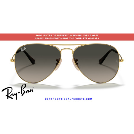 Ray-Ban Aviator Grey Gradient Lens Pair (RB3025 181/71) | Centro Optico Alpedrete