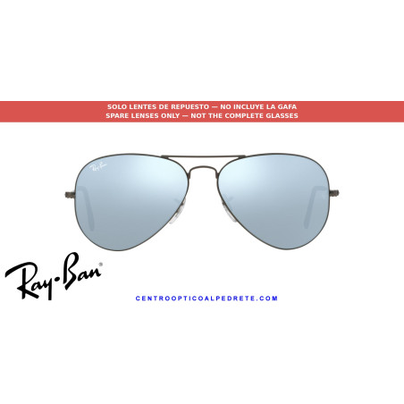 Ray-Ban Aviator Light Green Mirror Silver Lenses (RB3025 029/30) Madrid