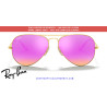 Ray-Ban Aviator Cyclamen Flash Lens Pair (RB3025 112/4T) | Centro Optico Alpedrete