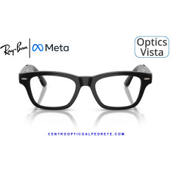 Gafas Graduadas Ray-Ban Meta Audio Burbank Optics Black RW7005V-2000 | COA