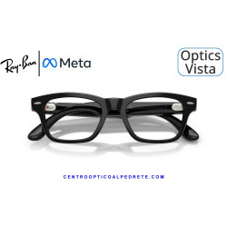 Gafas Graduadas Ray-Ban Meta Audio Burbank Optics Black RW7005V-2000 | COA