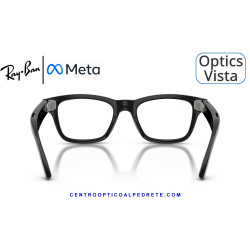 Gafas Graduadas Ray-Ban Meta Audio Burbank Optics Black RW7005V-2000 | COA
