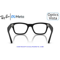 Gafas Graduadas Ray-Ban Meta Audio Burbank Optics Solid Black RW7005V-2077 | COA