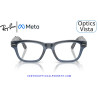 Ray-Ban Meta Audio Burbank Optics Prescription Glasses Transparent Blue